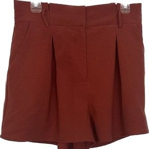Free Press Paperbag Shorts red/orange rust colored Women's Medium